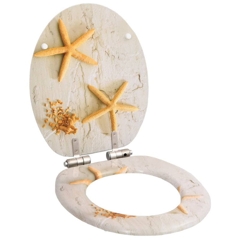 Hasson Soft Close Round Standard Toilet Seat