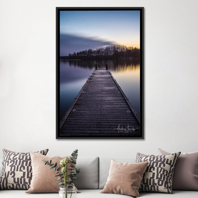 «Bridge Over Silent Water» par Anders Jorulf, impression sur toile tendue, H 26 po x l 18 po x P 1,5 po