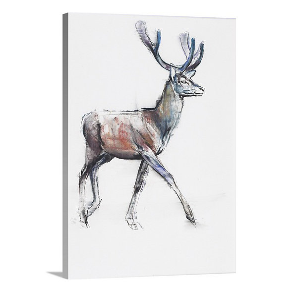 «Yusef Velvet, 2006 (Charcoal)» par Mark Adlington, impression, H 24 po x l 18 po x P 1,25 po, Toile