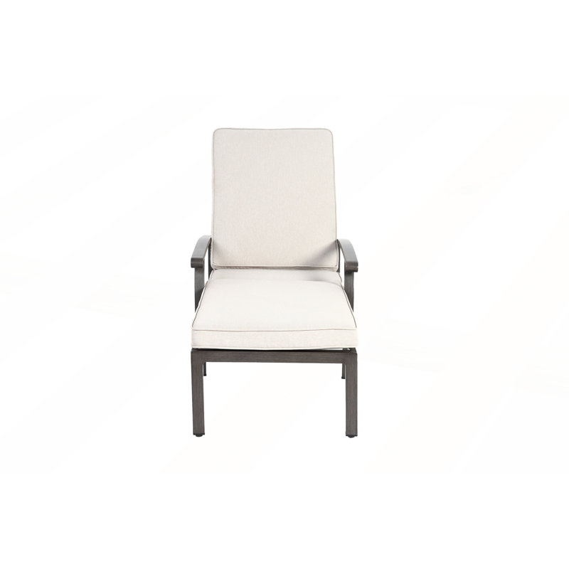 Aluminium Cast Lounge Chair with Durable Material, Adjustable Backrest, and Smooth Rolling Wheels for Ultimate Comfort and Mobility.