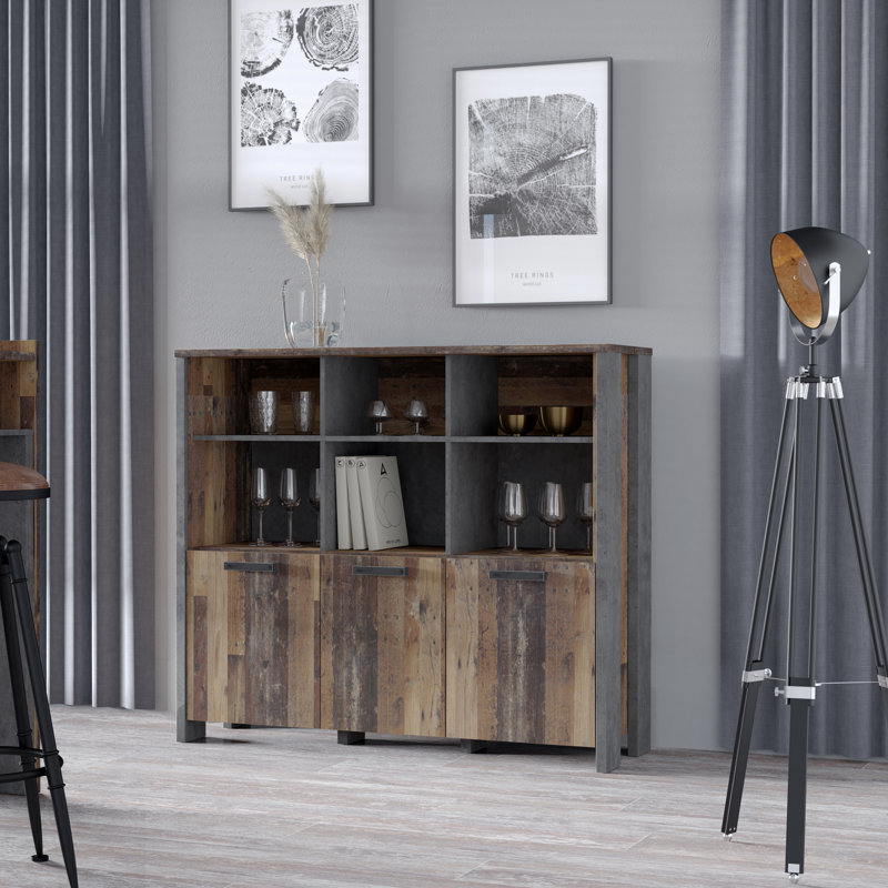 Lanham 118.3cm H x 136.4cm W Standard Bookcase