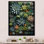 «Jelisia Green Succulents Natures», reproduction sur toile