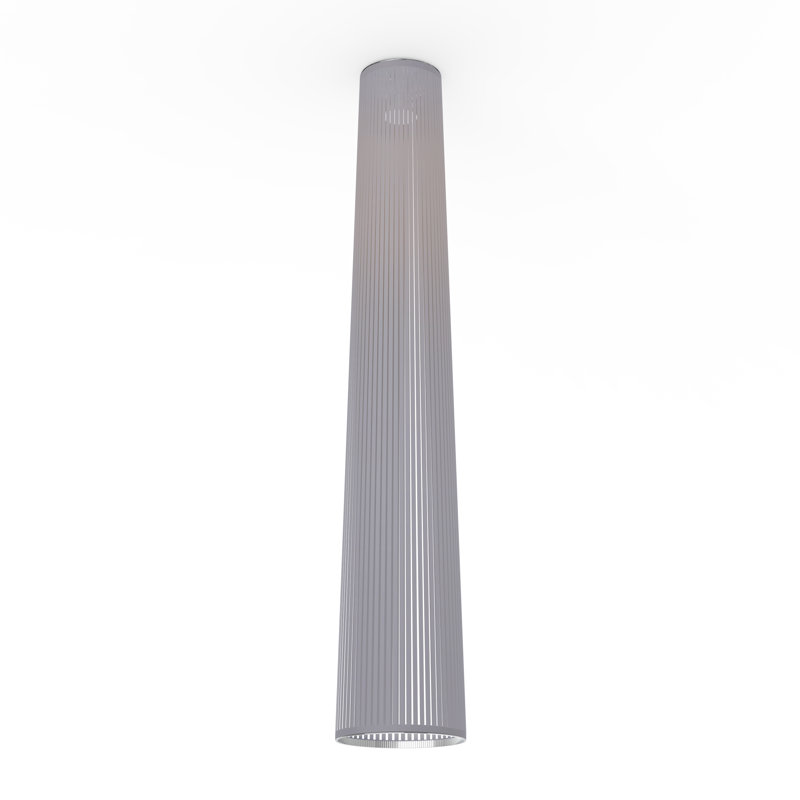 Solis 72 Flush Lamp - Silver, Silver, 72