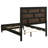 Jihat Wood Full Panel Bed Grey Oak-34777779