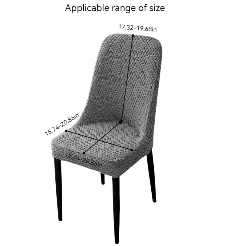Housse pour chaise de salle à manger en polyester
