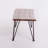 Wood And Metal Coffee Table