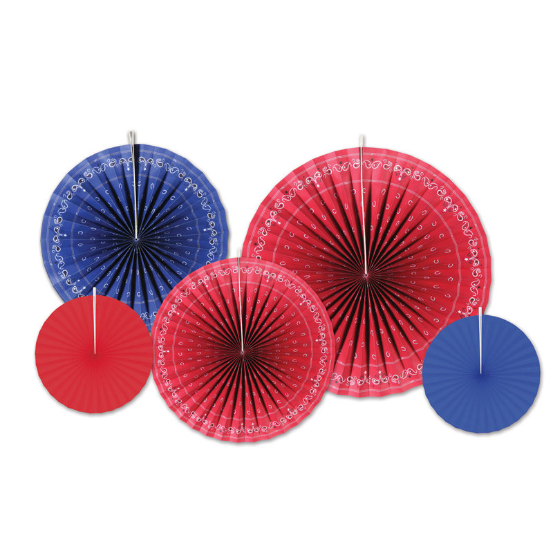Ventilateurs en papier Bandana