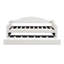 Lit de jour simple rembourré capitonné avec couchette, canapé-lit en velours avec ports USB et Type-C, aucun sommier nécessaire, beige
