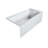 Vision 59.75'' x 32'' Soaking Acrylic Bathtub-15813559