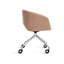 Chaise de travail hôte en velours tempête-93525273
