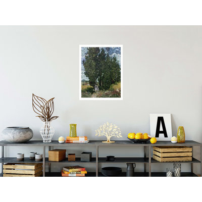 The cypresses by Vincent van Gogh - Giclee Print