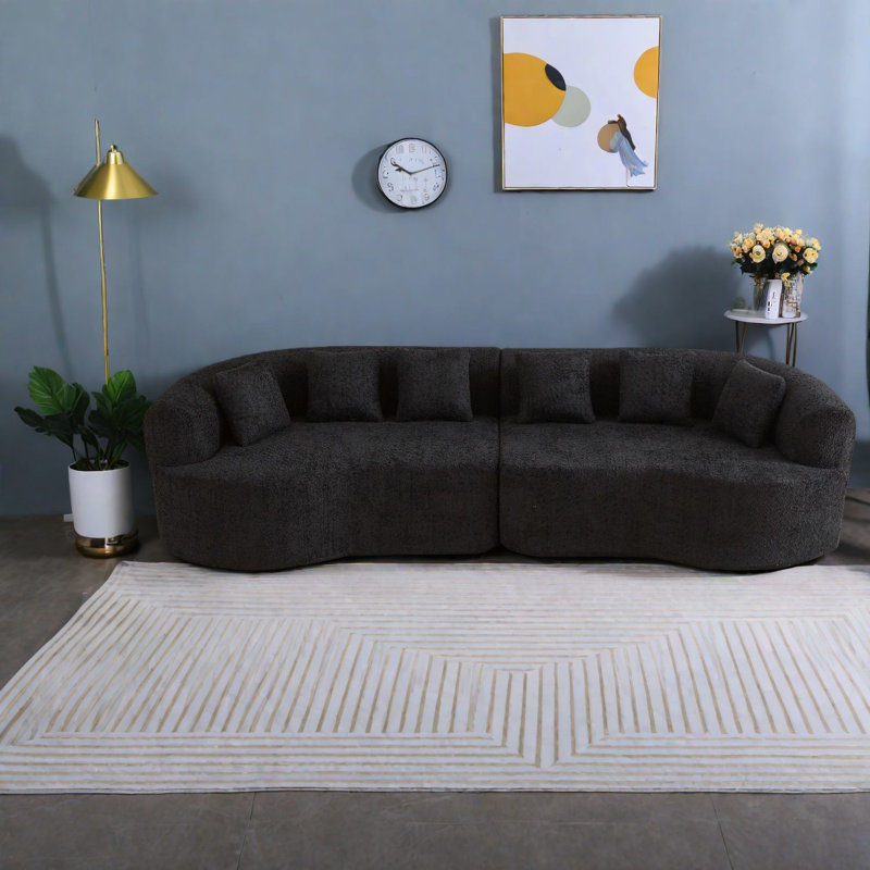 Canapé modulaire en chenille 111,5 pouces Compression