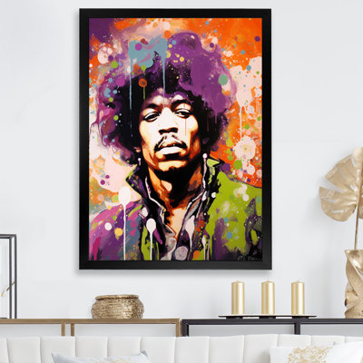 " Purple Hendrix In Heliotrope Portrait "