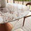 Ensemble de table de salle à manger Stone Stone avec chaises en bois massif de qualité supérieure pour 2/4/6-923909294-924222276-925296816