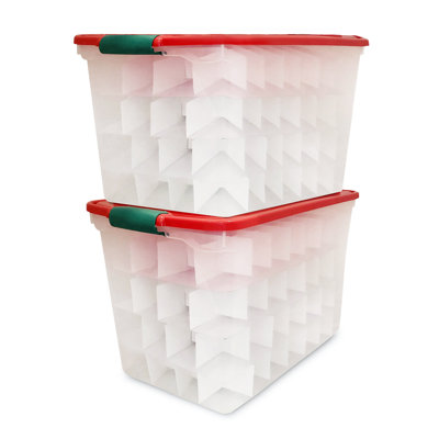 Homz Plastic Storage Tub & Tote