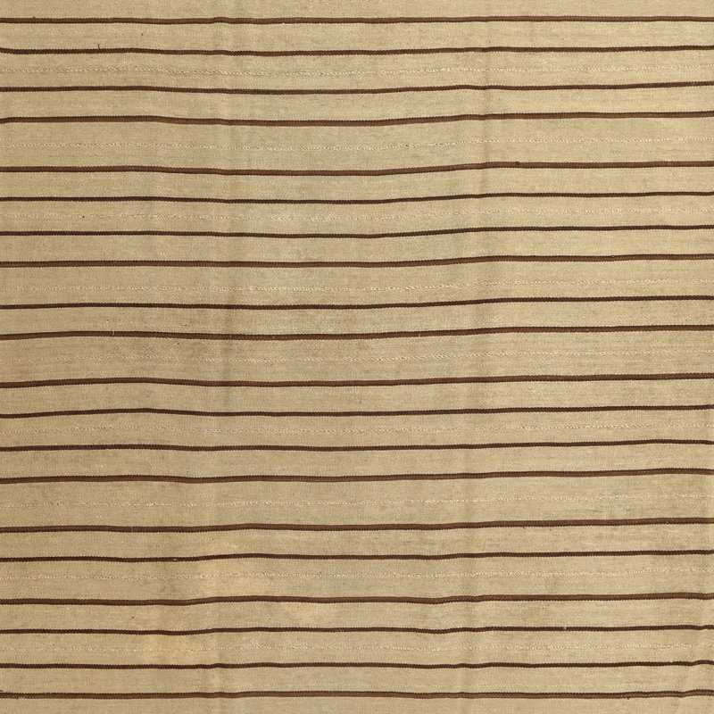 Tapis brun contemporain Weybossett, Carré 5 pi