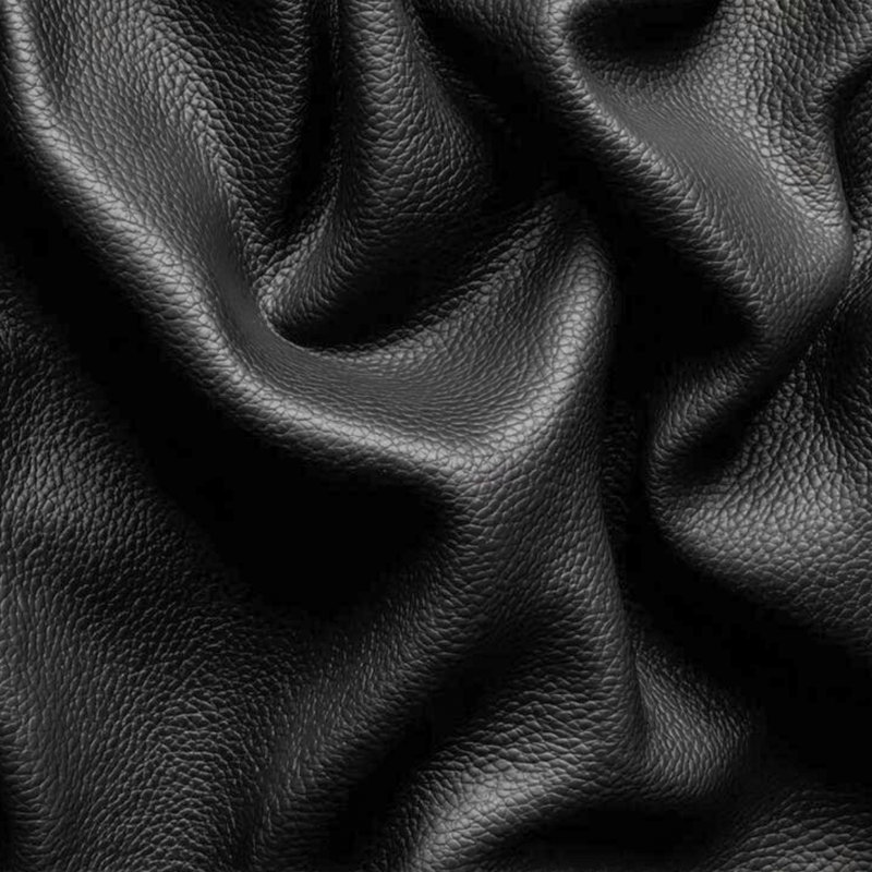 88'' Italian Top-Grain Genuine Leather Sofa with Solid Wood Frame, Black
