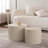 Nesting Coffee Table Set Of 2 Modern Drum Side Table End Table Wave Stripe Round Coffee Table For Living Room