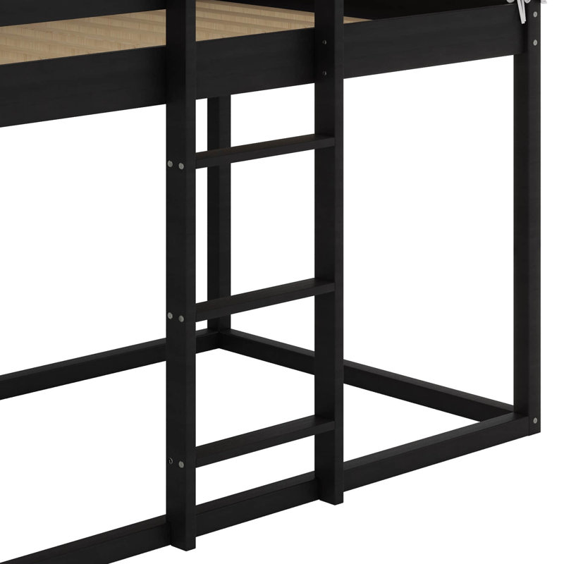 Andersons Kids Twin Over Twin Bunk Bed, Espresso