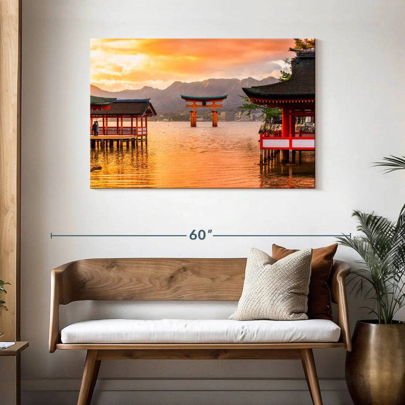 Miyajima Floating Torii, 30" H x 45" W