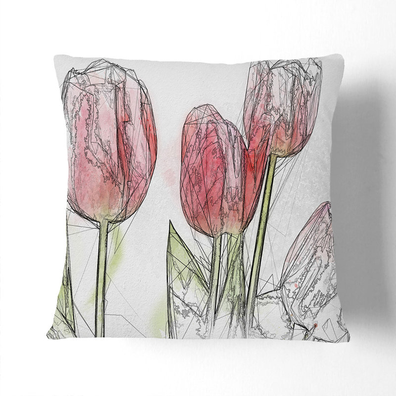 Square Cushion, White, 40cm H x 40cm W x 15cm D