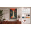 Fox at Waterfall Retro - Wrapped Canvas-1399934353-1399934356