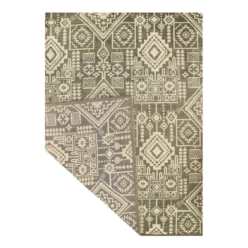 Isabelline Fine Hand Knotted Modern Rug - 8'2'' X 10'2''