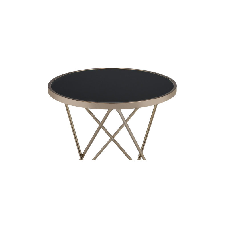 Glass Top End Table