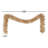 Artificial Rose Gold Round Valley Pine Garland