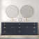 Didomenico 96'' Double Bathroom Vanity with Carrara Quartz Top
