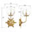 1-Light Iron Small Armed Sconce