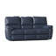 Canapé inclinable en cuir véritable avec accoudoirs coussinés de 82 po Vercelli-342002799-342006294