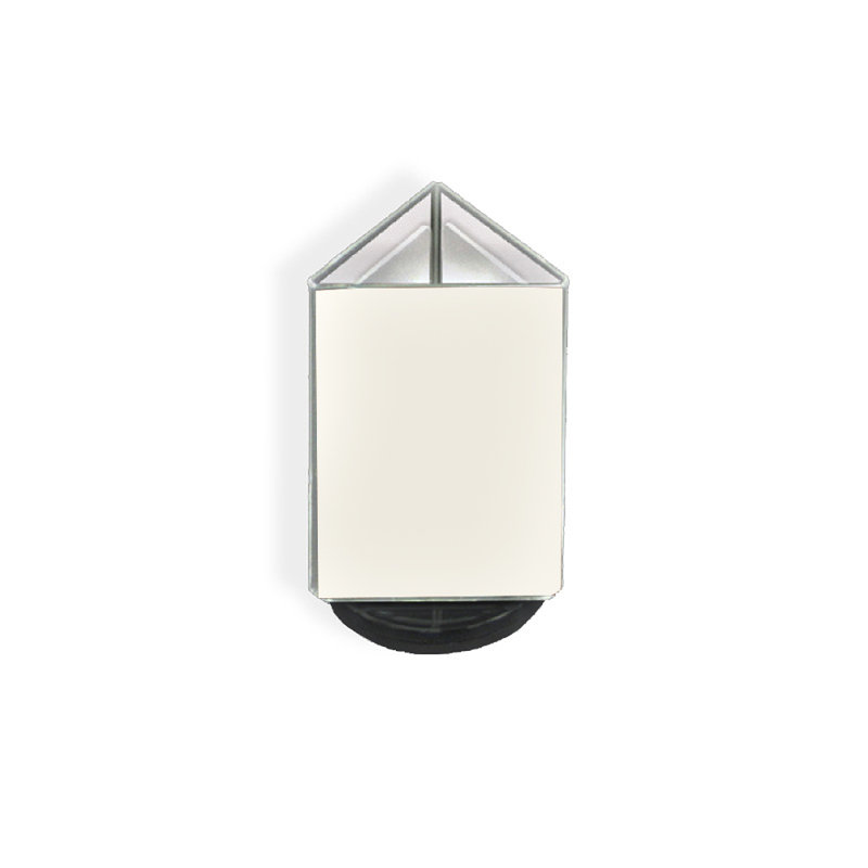 Clear Acrylic Triple-Sided Revolving Desktop Sign Holder