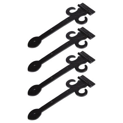 Hammer & Tongs - Arrowhead T-Hinge - W400mm - Black