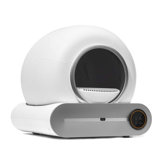 Self-cleaning Smart Cat Litter Box With Liner, Automatic Scooping & Odor Removal, App Control, 2.4g Wifi Support
