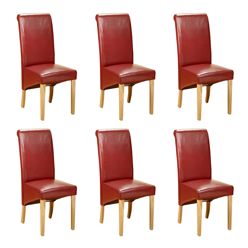 Astin Upholstered Dining Chair, Red, 2