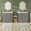 Ensemble de meuble-lavabo double 72 "-1937960870