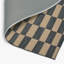 Tapis d'intérieur et d'extérieur à carreaux brun-787473611