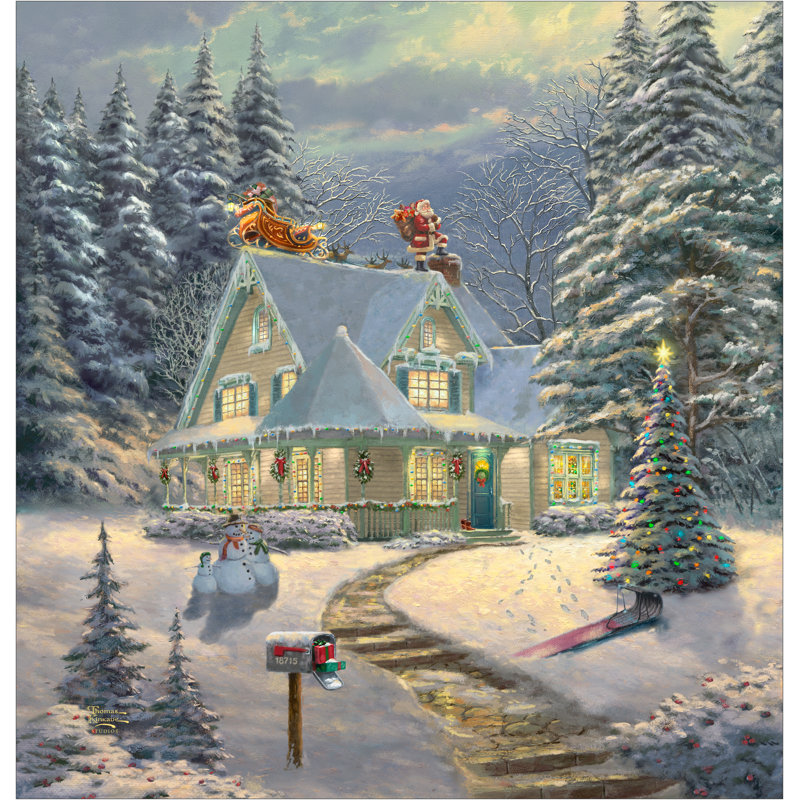 Rideau de douche Thomas Kinkade