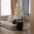 Bensinger Modern Round White Marble End Table with Hidden Storage – Solid Wood Drum Base, Small Accent Side Table, Black & White