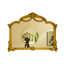 Miroir VITI, miroir en polyuréthane de style néo-baroque avec cadre orné