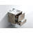 Trieu 23.86'' Single Bathroom Vanity with Acrylic Top-23265347
