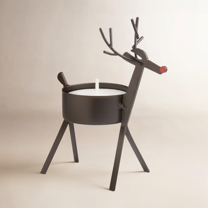 Porte-bougie renne