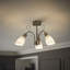 Myah Glass Semi Flush Mount-28965239