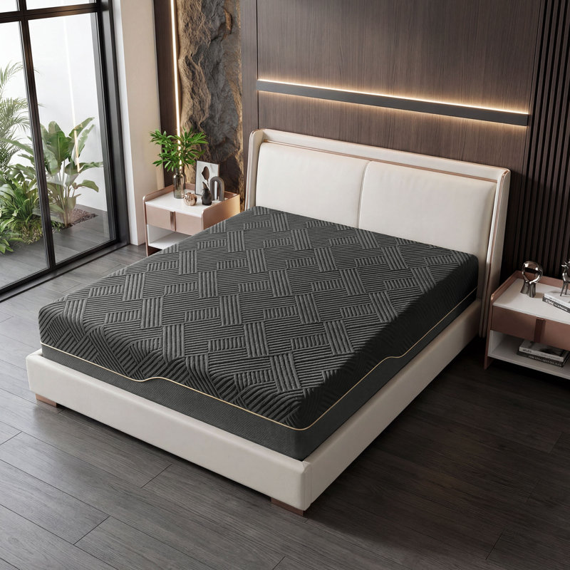 Firm Memory Foam Mattress With Cooling Cover, Bed In A Box, Certipur-Us Certified, Breathable And Supportive, Queen