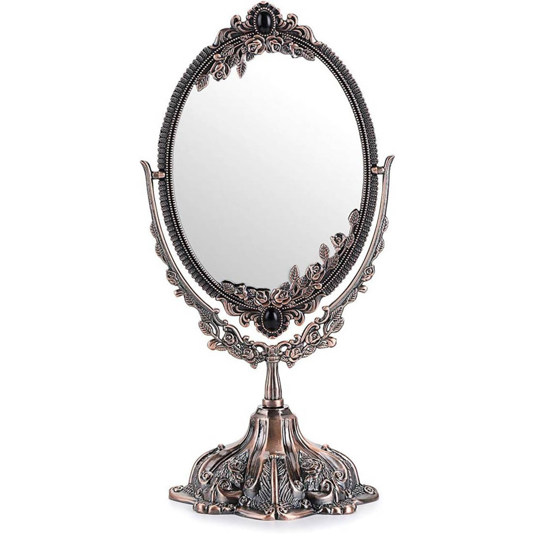 Metal Oval Floor Mirror