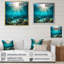 Underwater Coral IV - art mural côtier pour le salon-908059339-908059346