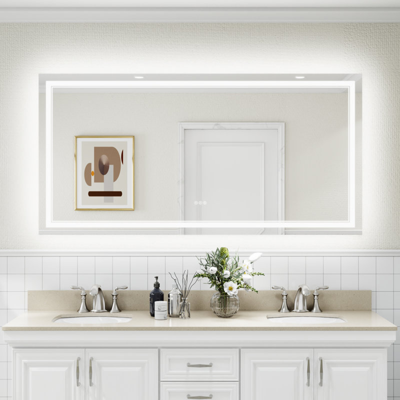 Miroir de salle de bain mural Aolaith, 36 po x 72 po