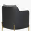Chair with Arms,Modern Houndstooth Pattern Living Room Armchair