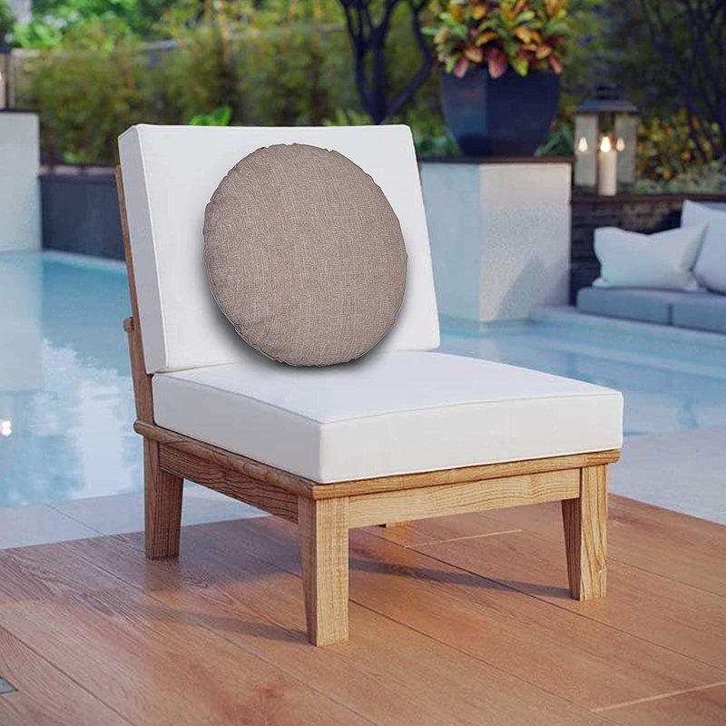 Slipcover, 101.6cm H x 101.6cm W x 12.7cm D, Brown Polyester